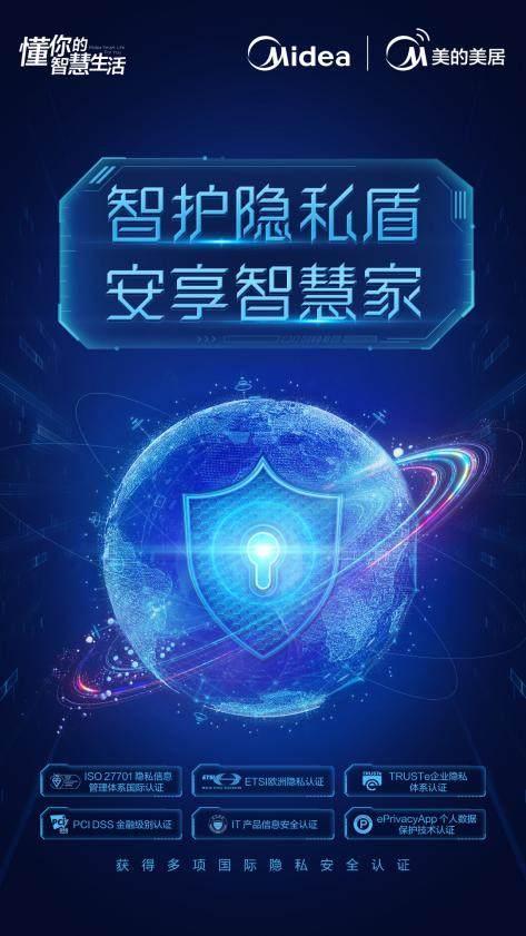 行业领先,美的智能家居隐私安全通过多项权威认证